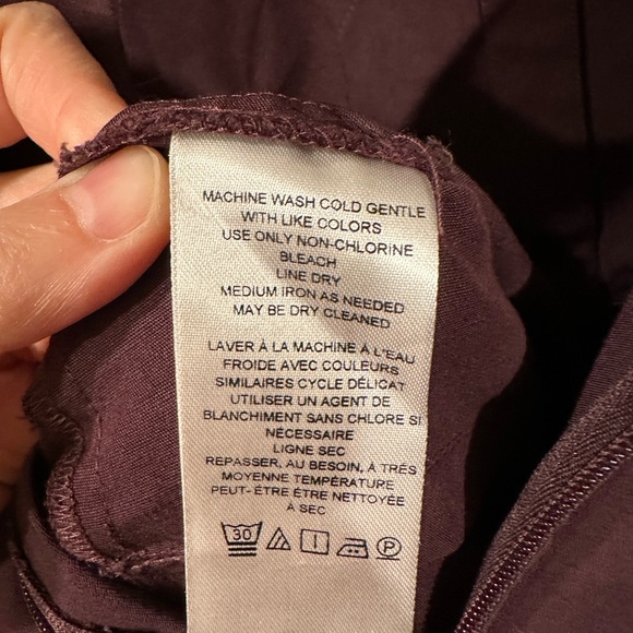 Anthropologie Maeve Deep Burgundy Jumpsuit - Picture 7 of 8